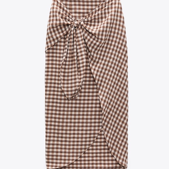 Zara Wrap Skirt - Picture 6 of 16